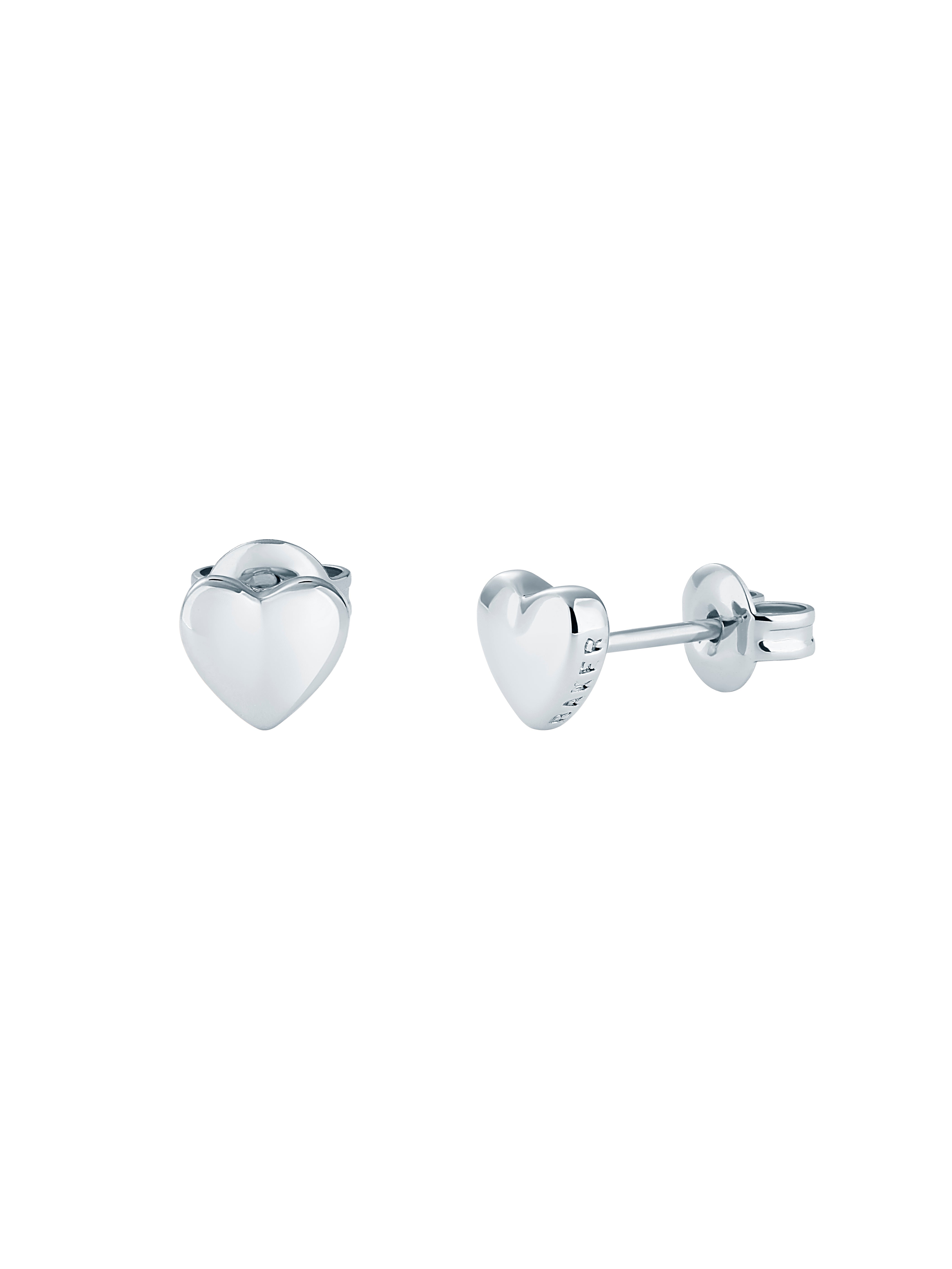 Women's Harly Silver Tiny Heart Stud Earrings