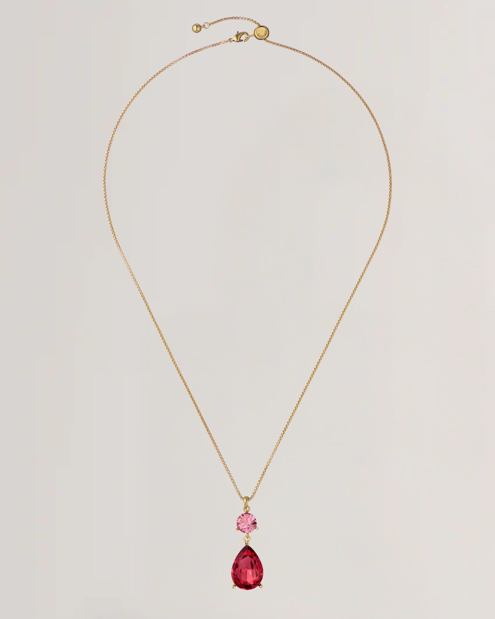 Women's TEARSA: Crystal Teardrop Pendant Necklace