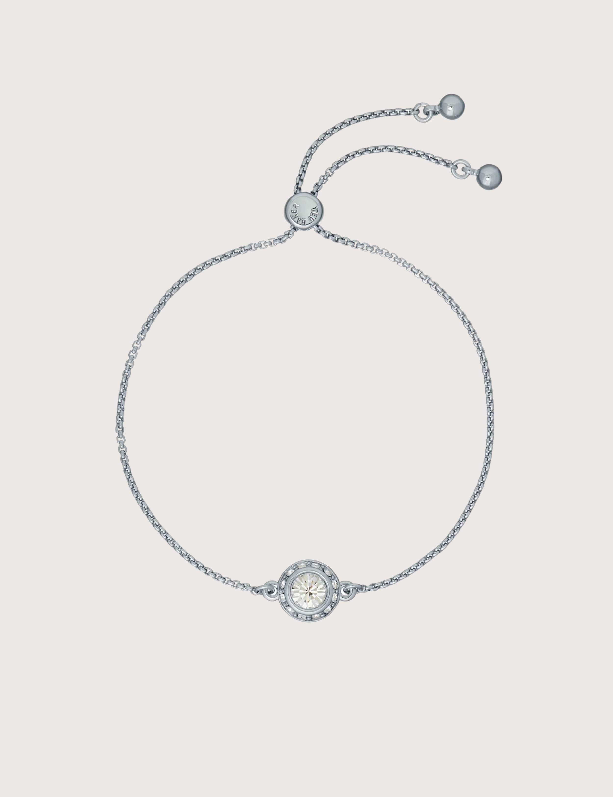 SOLETA: Solitaire Sparkle Crystal Adjustable Bracelet