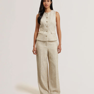 Women's VULPAW-Tailored Boucle Fitted Waistcoat