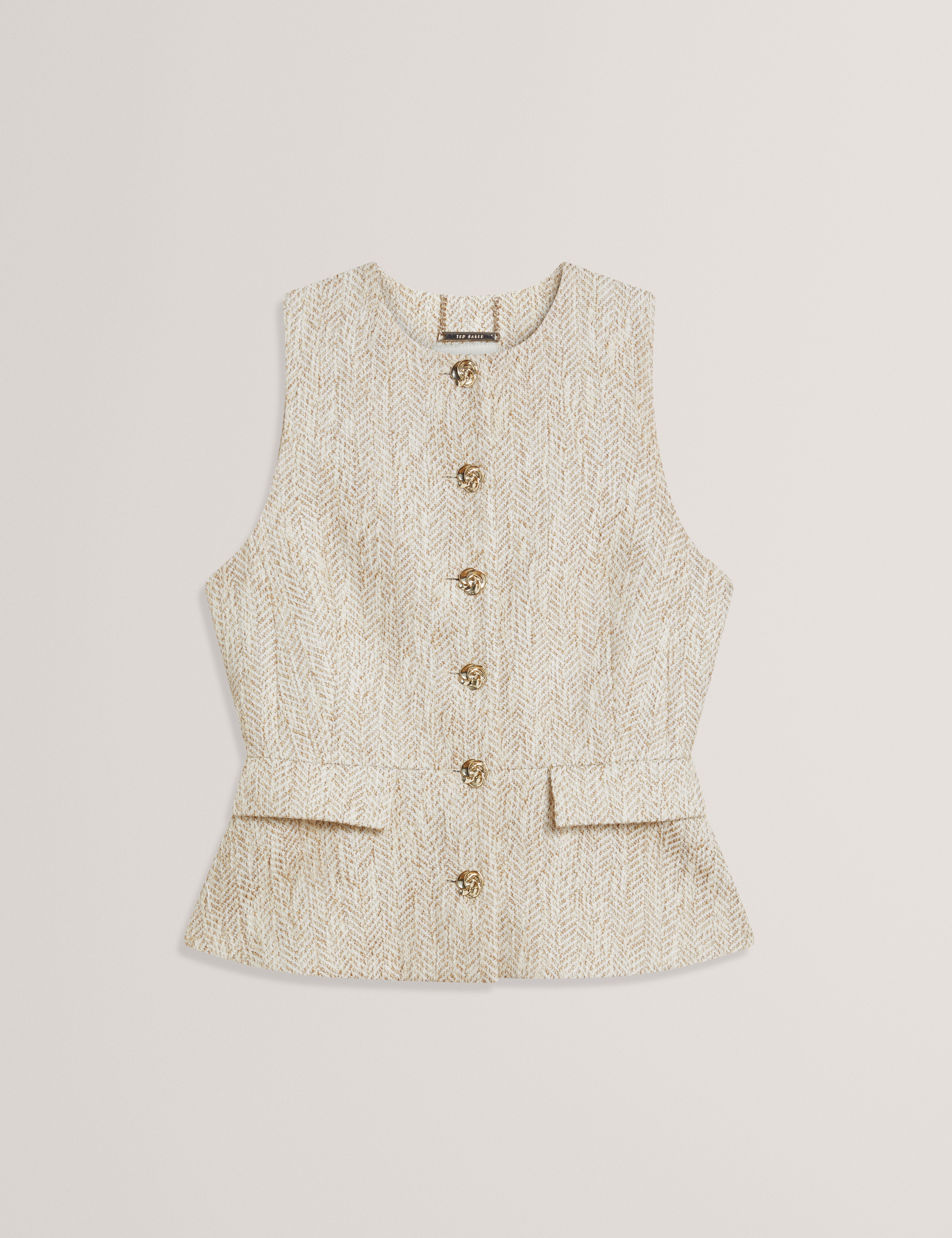 Women's VULPAW-Tailored Boucle Fitted Waistcoat