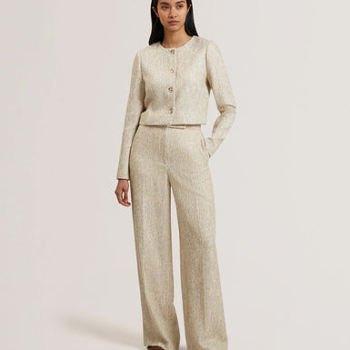 Women's VULPA-Tailored Boucle Fitted Cropped