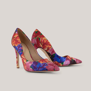 Women's Carraai-High Heeled Pump With Gold Heel Multicol