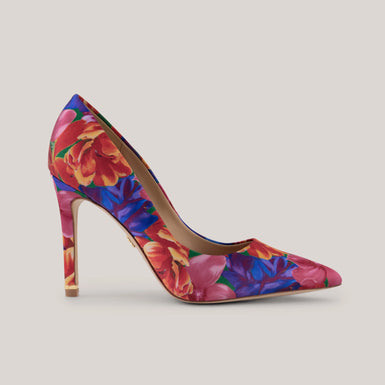 Women's Carraai-High Heeled Pump With Gold Heel Multicol