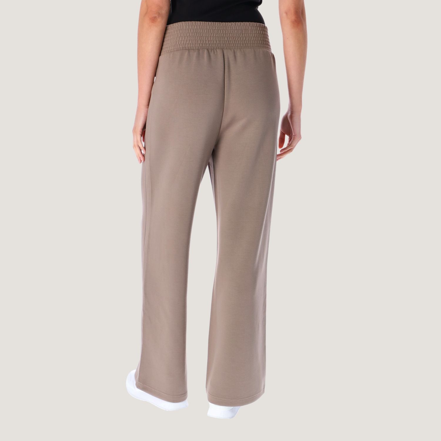 SANDREE: Tailored Straight Cut Scuba Pants