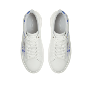 Women's Averiiy-Platform Leather Trainer Blue