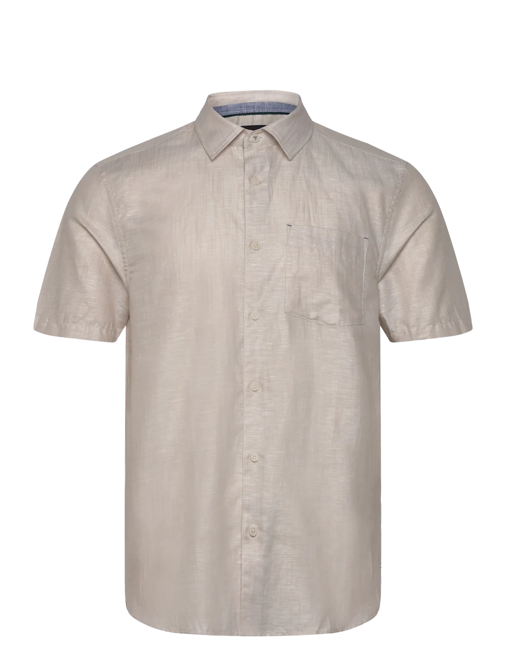 Men's Palomas-Ss Linen Shirt Stone