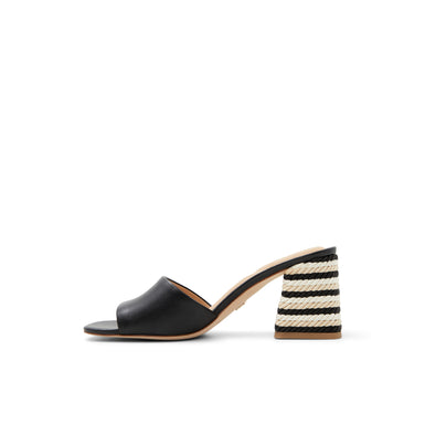 Women's Chlooe-Mid Block Heel Sandal Black