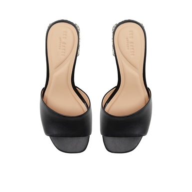 Women's Chlooe-Mid Block Heel Sandal Black