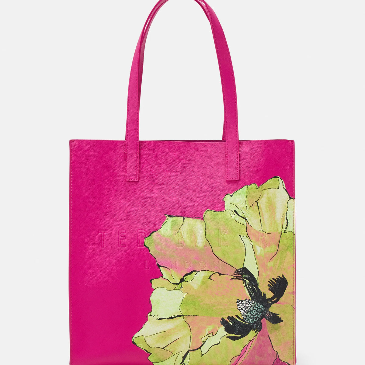 Women's Milicon-Floral Printed Large Icon Bag Brt-Pink – Poseidon