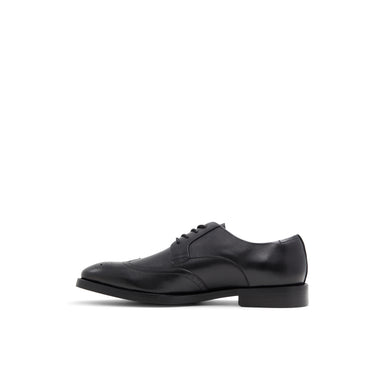 Men's Hacknie-Wing Tip Dress Shoe Black