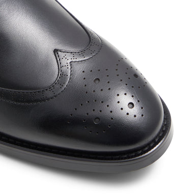 Men's Hacknie-Wing Tip Dress Shoe Black