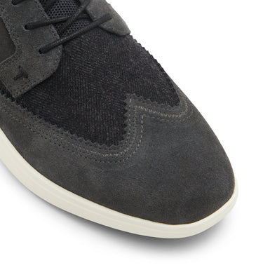 Men's Haltton-Hybrid Wingtip With A Knit Sock Charcoal