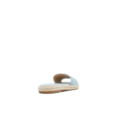 Women's Portiya-Flat Espadrille Sandal With Logo Lt-Blue