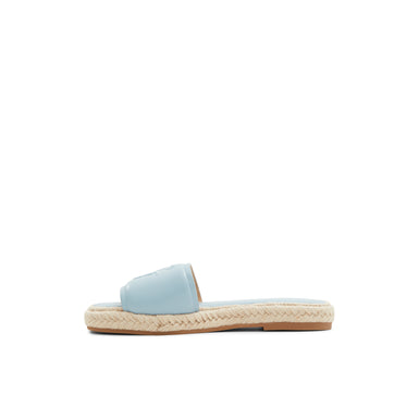 Women's Portiya-Flat Espadrille Sandal With Logo Lt-Blue