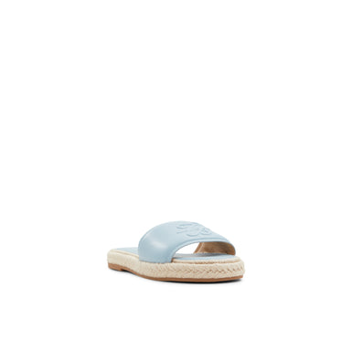 Women's Portiya-Flat Espadrille Sandal With Logo Lt-Blue