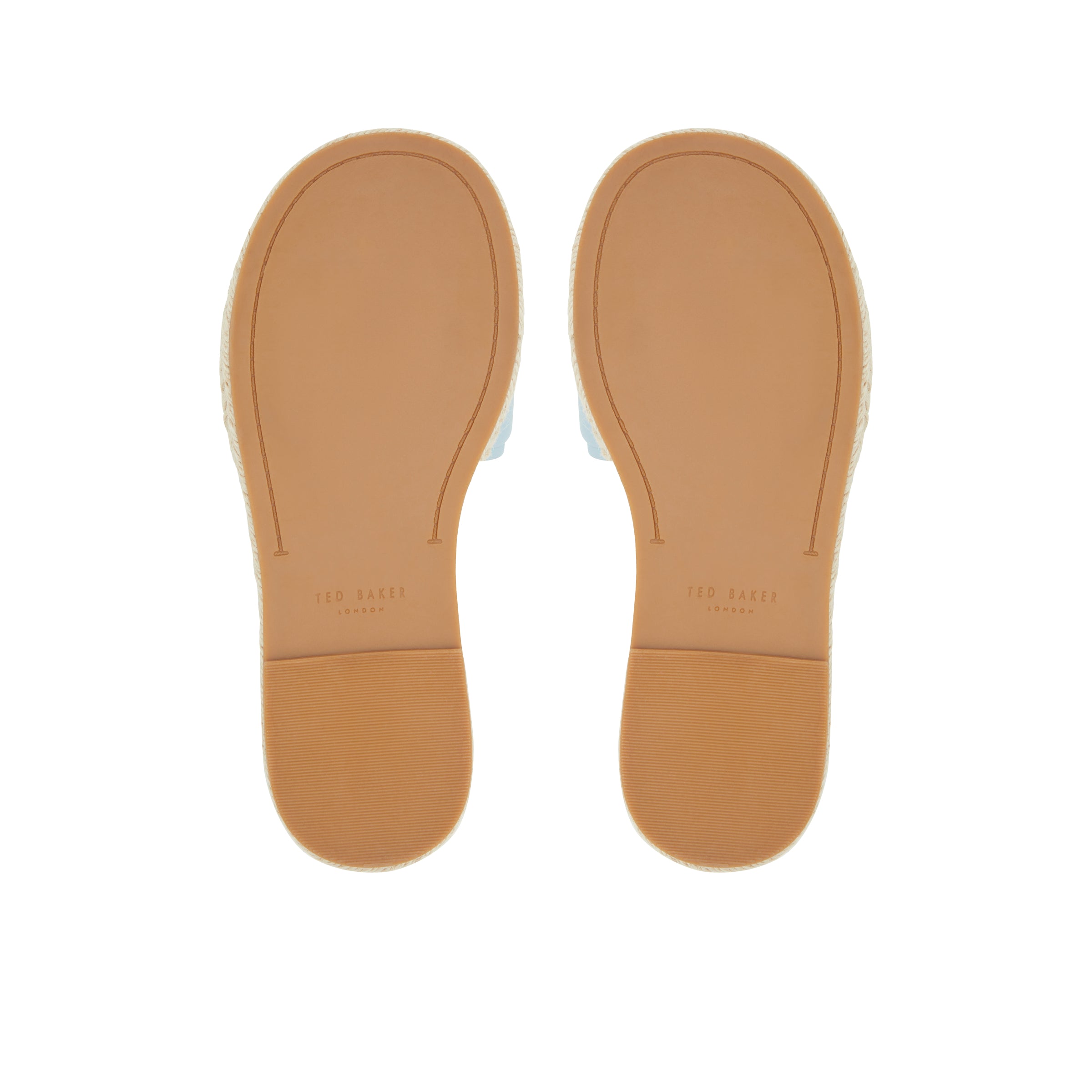 Women's Portiya-Flat Espadrille Sandal With Logo Lt-Blue