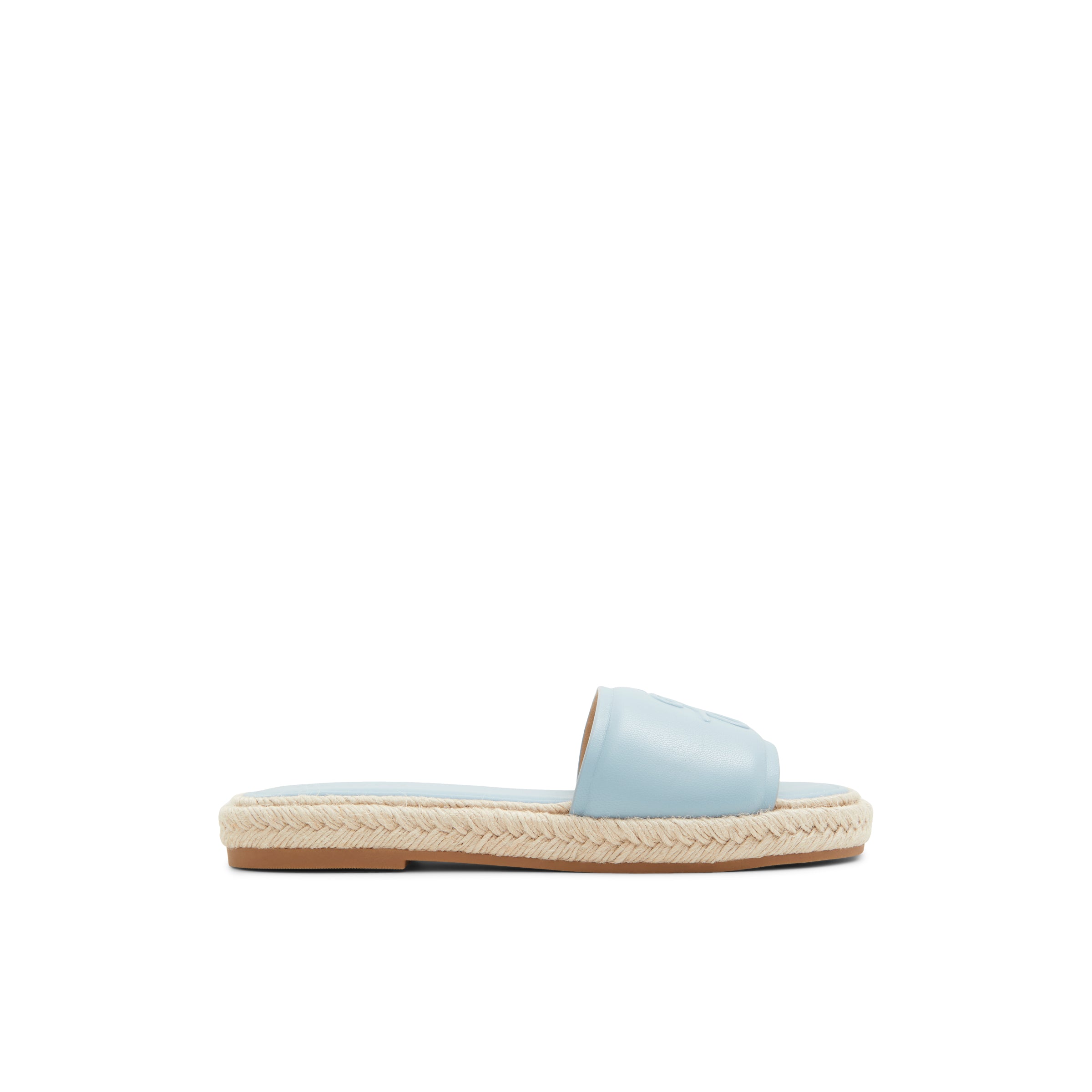 Women's Portiya-Flat Espadrille Sandal With Logo Lt-Blue