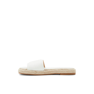 Women's Portiya-Flat Espadrille Sandal With Logo White