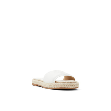 Women's Portiya-Flat Espadrille Sandal With Logo White