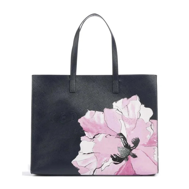 Women's Milikon-Floral Printed XL Icon Bag Navy