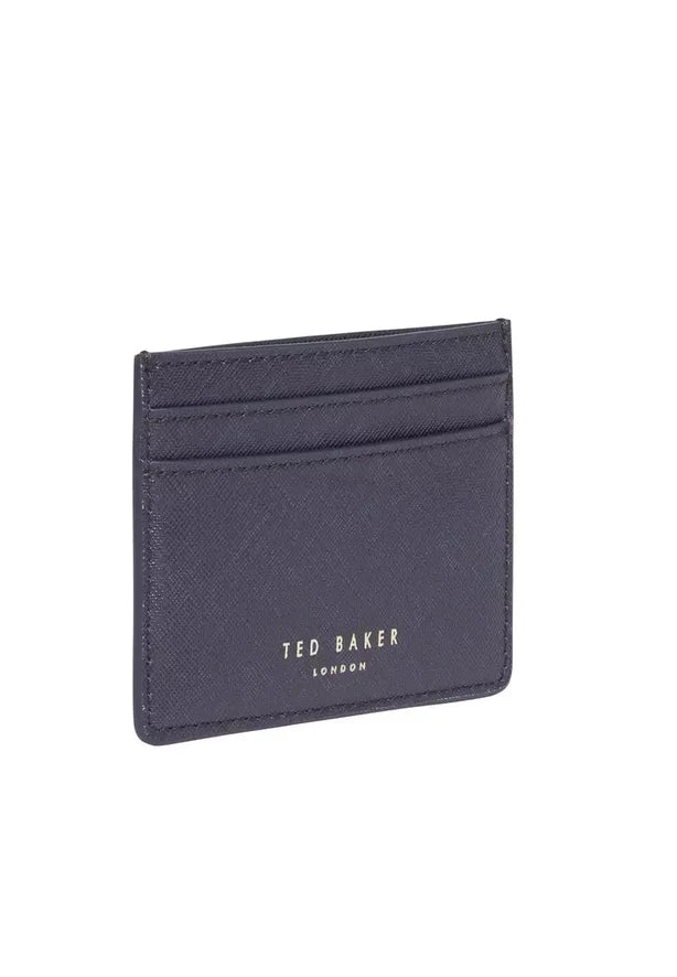 Women's ALUMI-Saffiano Card Holder Navy