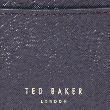 Women's ALUMI-Saffiano Card Holder Navy