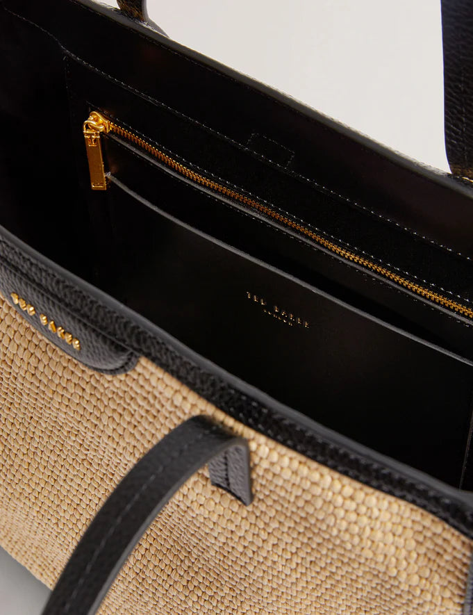 Women's BARNI-Faux Raffia Large Shopper Bag