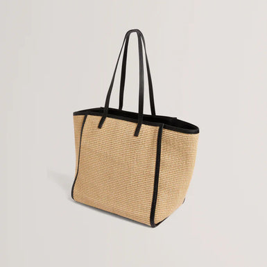 Women's BARNI-Faux Raffia Large Shopper Bag