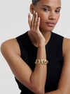 LEILA: Abstract Leaf Cuff Bracelet