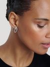 LEAH: Abstract Leaf Stud Earrings