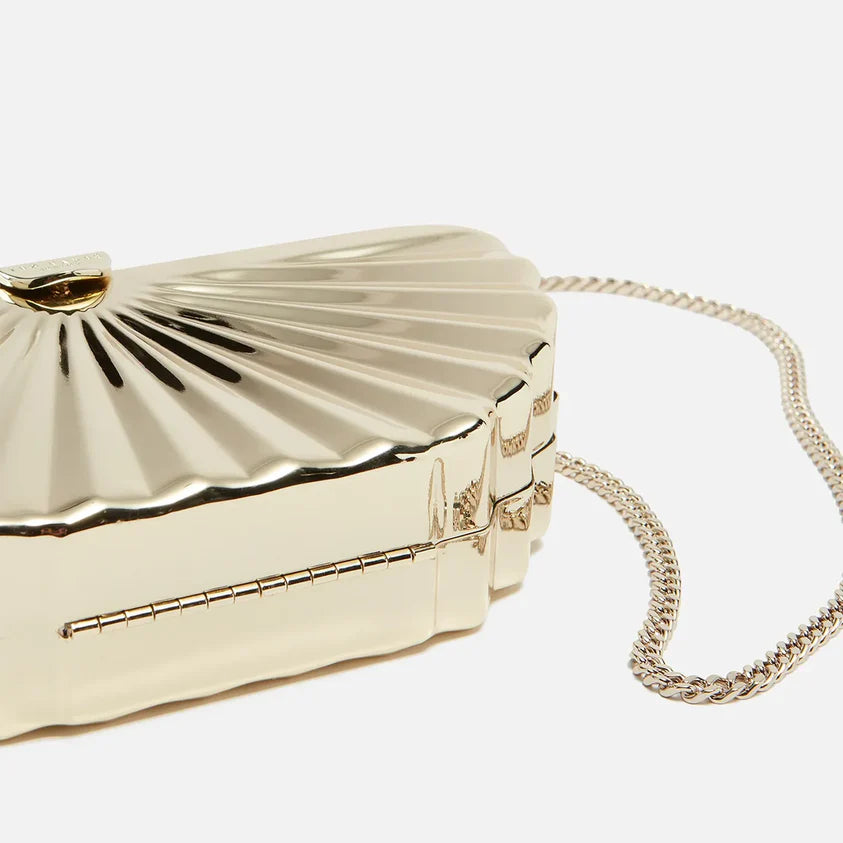 Women's Luciie-Fan Clutch Bag Gold