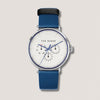 PHYLIPA: Blue Leather Watch