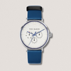 PHYLIPA: Blue Leather Watch