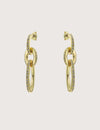 SHIRINA: Crystal Shimmer Drop  Earrings