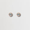 SINEE: Rosegold Mini Crystal Stud Earrings