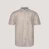 PALOMAS: Ss Linen Shirt Stone