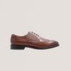 HACKNIE: Wing Tip Dress Shoe Tan