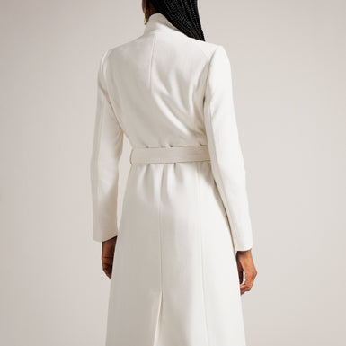 ROSE: Midi Length Belted Wool Wrap