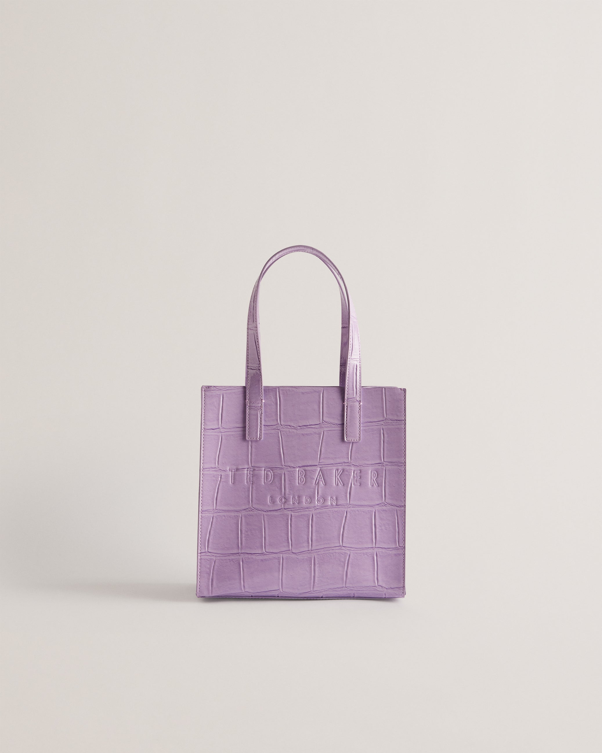 Women's Reptcon-Croc Effect Small Icon Bag Lilac