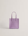 Women's Reptcon-Croc Effect Small Icon Bag Lilac