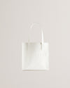 Women's Reptcon-Croc Effect Small Icon Bag Nude