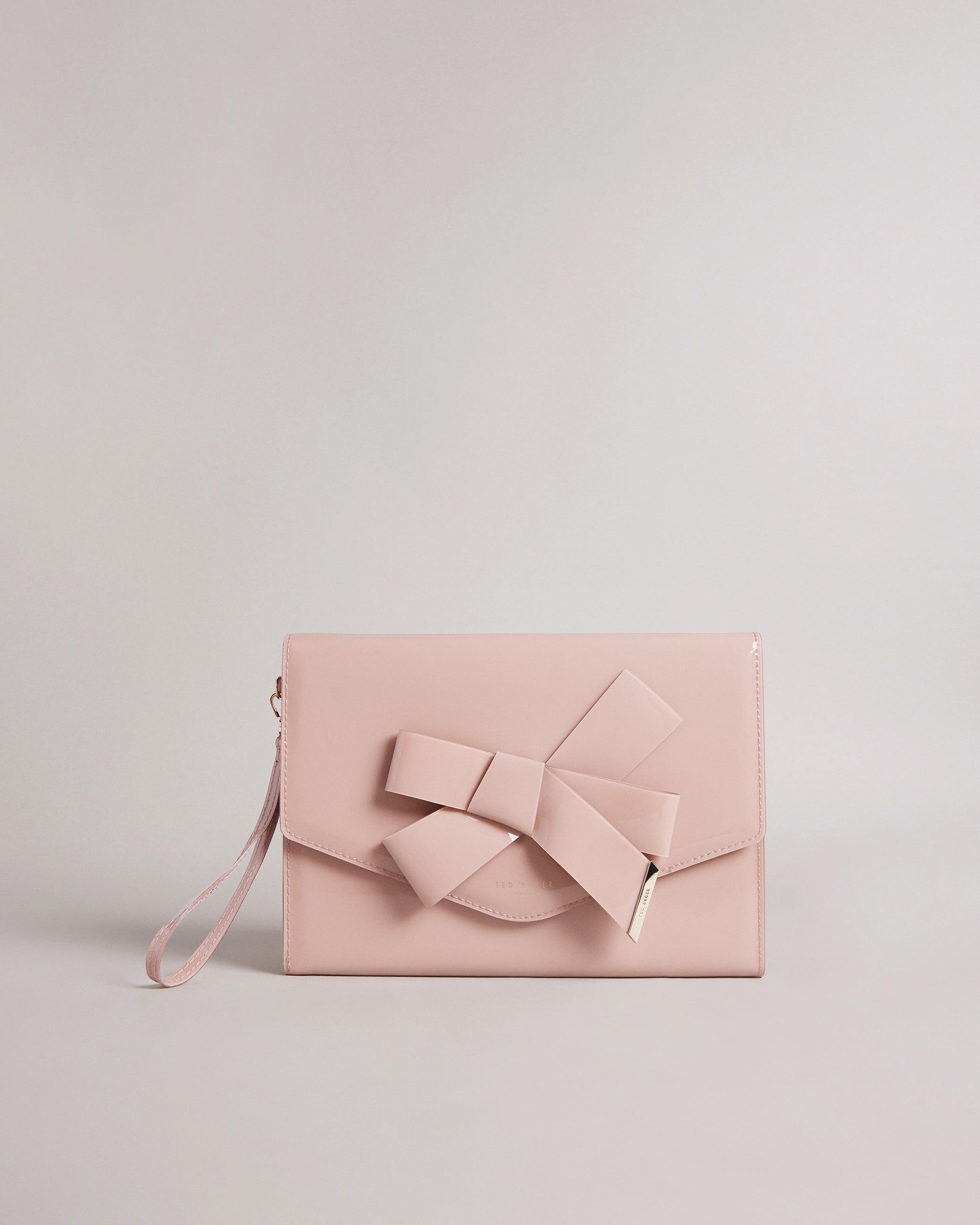 Women's Nikkey-Knot Bow Envelope Pouch Pl-Pink