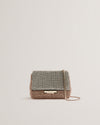 Women's Gliters-Crystal Mini Crossbody Bag Gold-Col