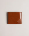 PRUGS: Embossed Corner Leather Bifold Coin Wall
