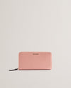 Women's Daliea-Large Zip Around Purse Dusky-Pink