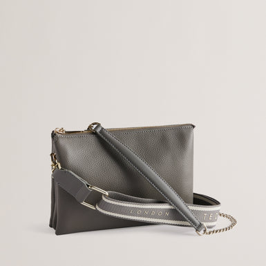 Women's Esille-Webbing Crossbody Bag Mid-Grey