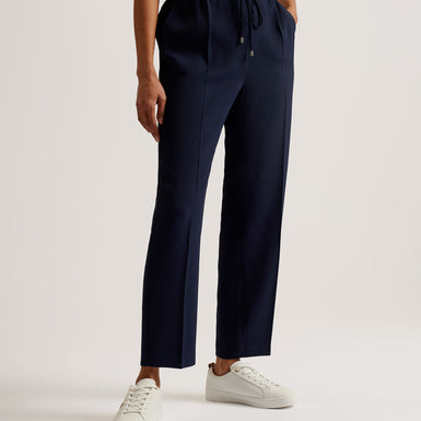 Women's Laurai-Slim Cut Ankle Length Jogger Dk-Blue