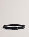 Men's Braidie-Braided Leather Belt Black
