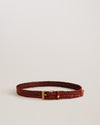 Men's Braidie-Braided Leather Belt Tan